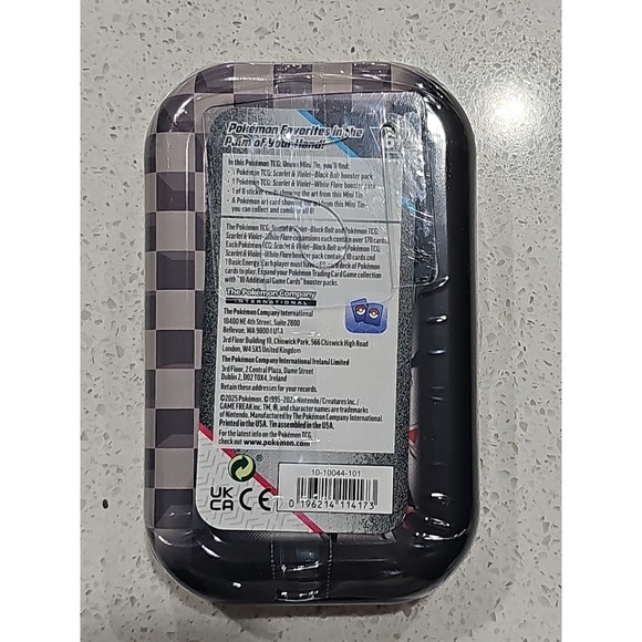 Pokemon TCG Black Bolt White Flare Unova Mini Tin SEALED  Krookodile & Excadrill - Picture 2 of 3